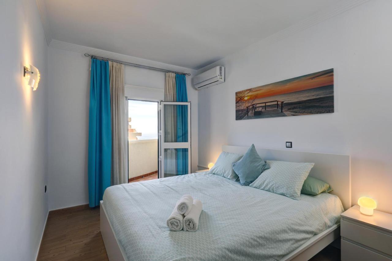 074 - Fabulous Sea View Apartment In Benal Beach Complex Benalmádena Exteriör bild
