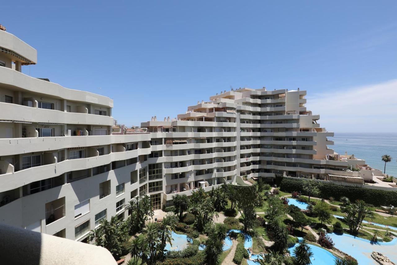 074 - Fabulous Sea View Apartment In Benal Beach Complex Benalmádena Exteriör bild